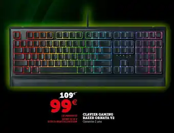 Razer clavier gaming ornata v2