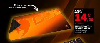 Tapis de souris gaming arena