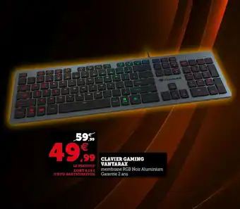 Super U Cougar clavier gaming vantarax offre