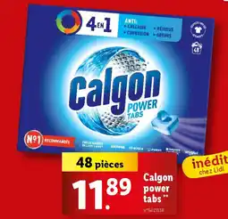 Lidl CALGON power tabs offre