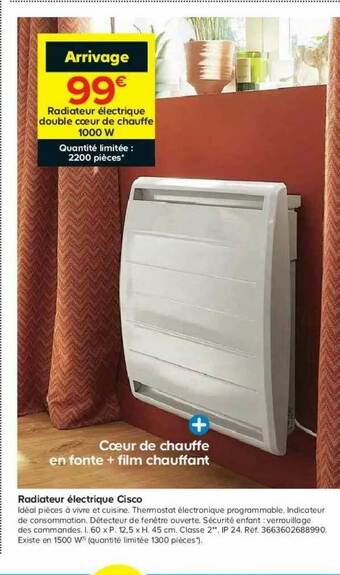 Radiateur électrique Cisco