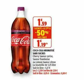 Coccinelle Express Coca-cola Aromatisé Sans Sucres offre