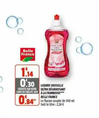 Coccinelle Express Liquide Vaisselle Ultra Dégraissant à La Framboise Belle France offre