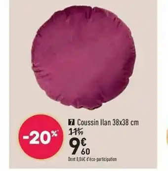 Conforama Coussin Ilan 38 X 38 Cm offre