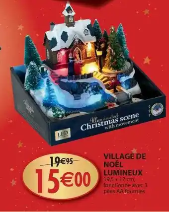 Village De Noël Lumineux