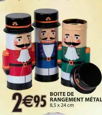 Boßte De Rangement Métal