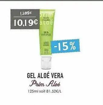 Naturalia Gel Aloé Vera Prim Aloé offre