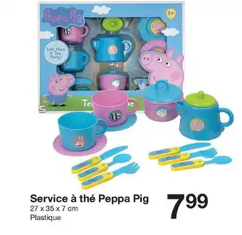 Zeeman Service à Thé Peppa Pig offre