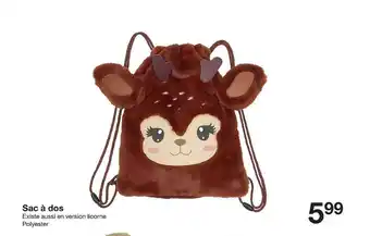 Zeeman Sac à Dos offre