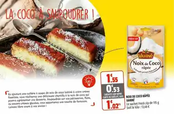 Coccinelle Supermarché Noix De Coco Râpée Vahiné offre
