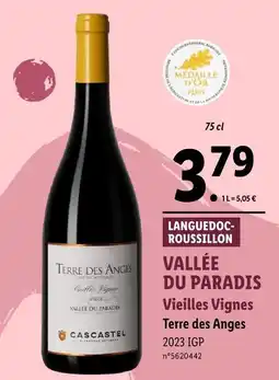 Lidl Terre des Anges VALLÉE DU PARADIS Vieilles Vignes offre