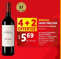 Lidl Enclos de la Collégiale SAINT-ÉMILION offre