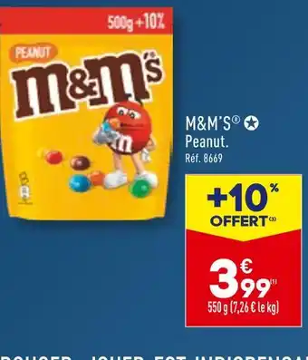 ALDI M&M’S Peanut offre