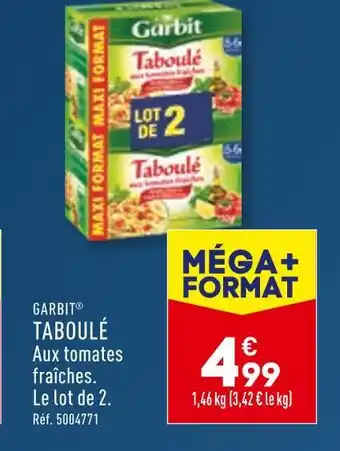ALDI GARBIT TABOULÉ offre