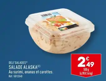 ALDI DELI'SALADES SALADE ALASKA offre