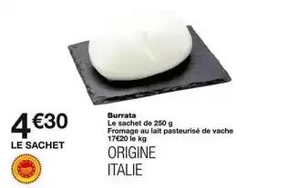 Monoprix Burrata offre