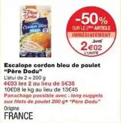 Monoprix Banania - poudre chocolat offre