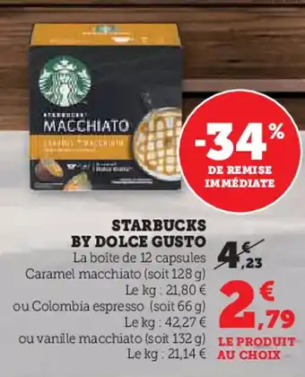 Hyper U STARBUCKS By dolce gusto offre