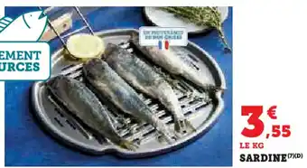 Hyper U Sardine offre