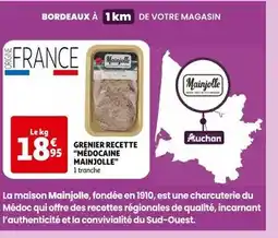 MÉDOCAINE MAINJOLLE GRENIER RECETTE