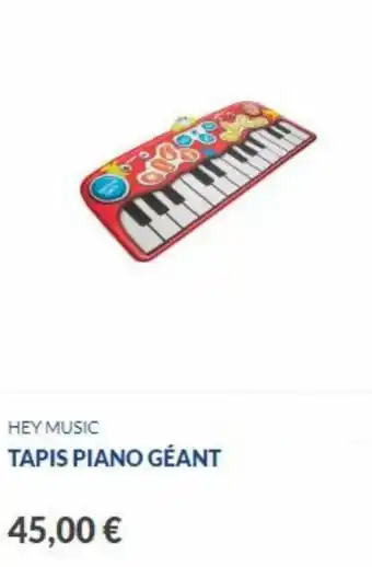 Tapis Piano géant