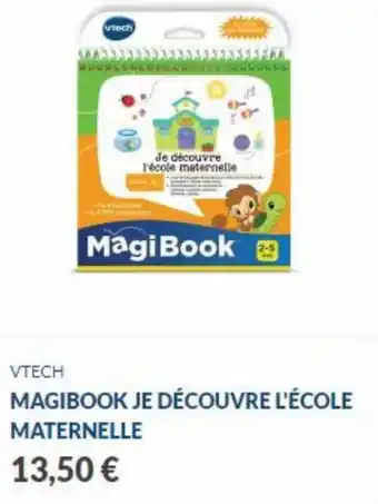 Magibook Je Découvre l'école Maternelle