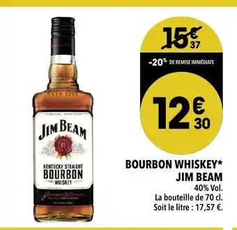 Bourbon Whiskey Jim Beam