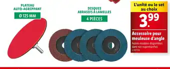 Lidl PARKSIDE Accessoire pour meuleuse d'angle offre