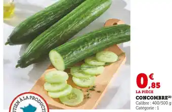 Super U CONCOMBRE offre