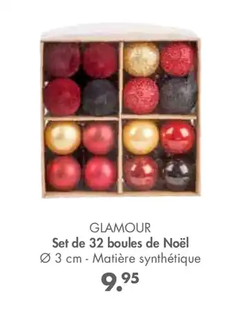 Casa Set de 32 Boules de Noël offre