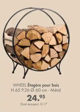 Casa Wheel Étagère Pour Bois offre