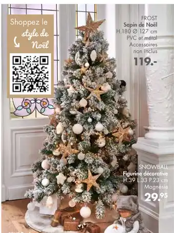 Casa Frost Sapin de Noël offre