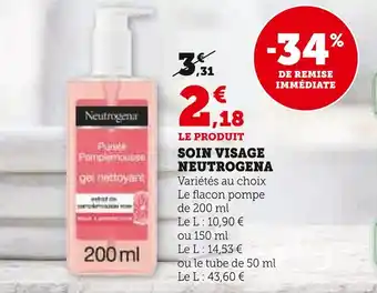 U Express NEUTROGENA SOIN VISAGE offre