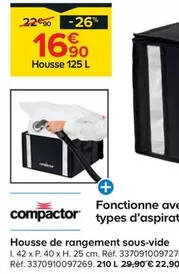 Housse sous vide castorama best sale