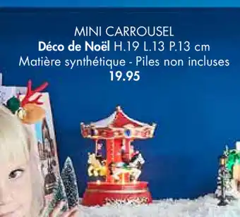 Mini Carrousel Déco de Noël