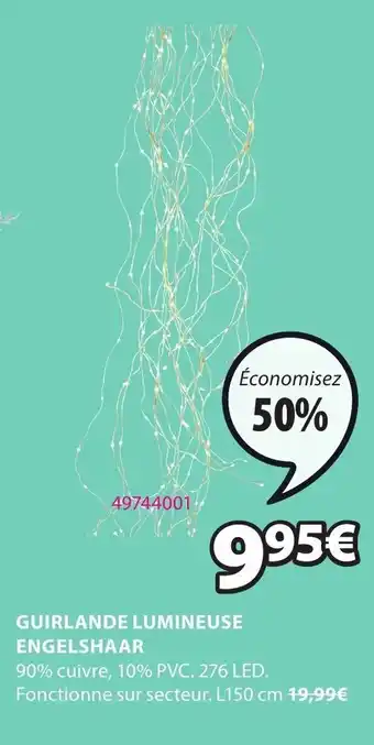JYSK Guirlande Lumineuse Engelshaar offre