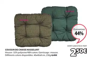 JYSK Coussin de Chaise Hasselurt offre