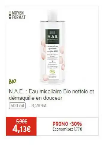 N.a.e. : Eau Micellaire Bio Nettoie Et Démaquille En Douceur