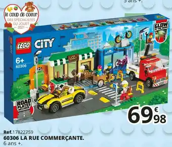 Lego 60306 la rue commerçante.