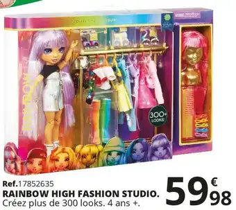 Maxi Toys Rainbow high fashion studio offre