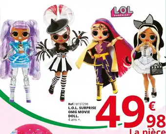 Promo L.o.l. surprise l.o.l. surprise omg movie doll. chez Maxi Toys