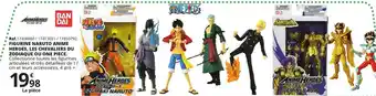 Maxi Toys Bandai figurine naruto anime heroes, les chevaliers du zodiaque ou one piece. offre