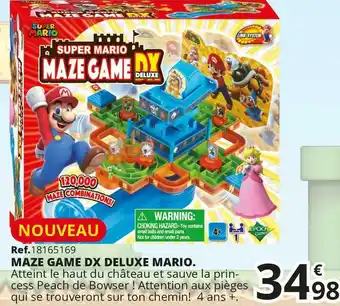 Maxi Toys Mario maze game dx deluxe offre
