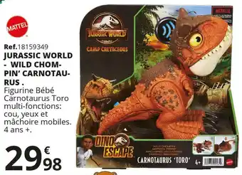Jurassic world wild chompin’ carnotaurus