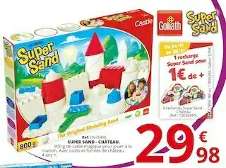 Goliath super sand - château.
