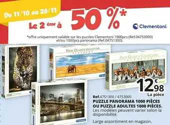 Maxi Toys Puzzle panorama 1000 pièces ou puzzle adultes 1000 pièces. offre