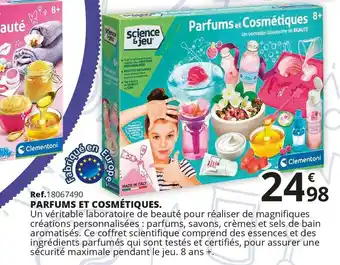 Clementoni parfums et cosmétiques.