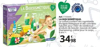 Science jeu la biocosmétique