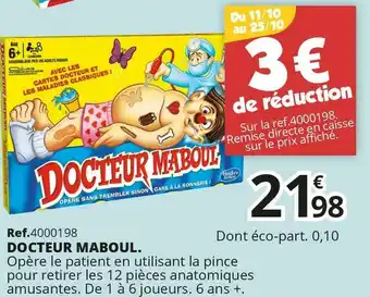 Maxi Toys Docteur maboul offre