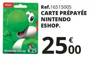 Maxi Toys Carte prépayée nintendo eshop offre